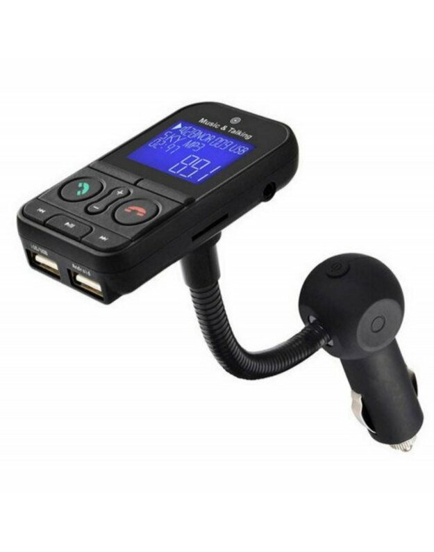 Trait-tech 610s“ „Bluetooth“ laisvų rankų įrangos automobilinio rinkinio FM siųstuvu - muzika ir balsas