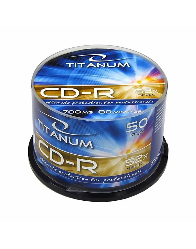 TITANUM 2024 - CD-R [ cake box 50 | 700MB | 52x ]