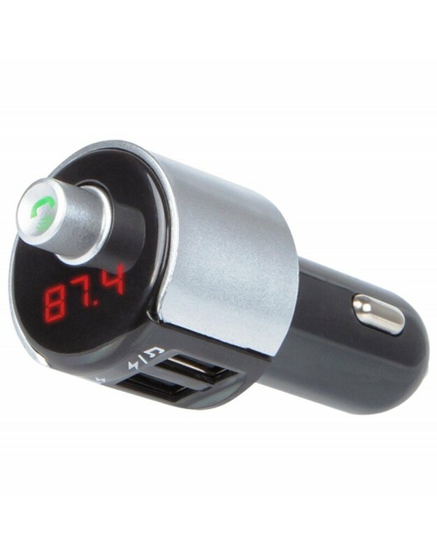 Automobilinis MP3 grotuvas T-04 „Bluetooth“ FM siųstuvas