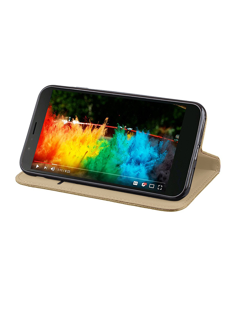 Auksinis išmanusis magnetinis dėklas, skirtas Samsung A52 5G