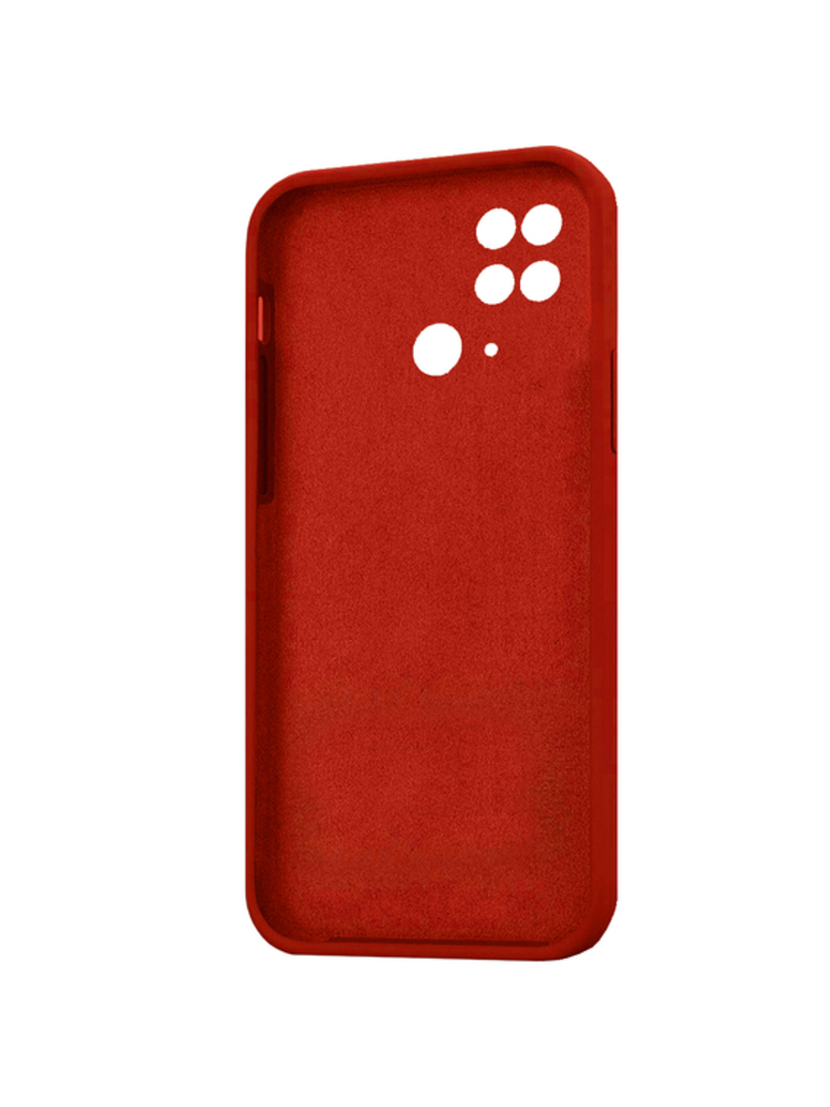 Dėklas skirtas Xiaomi Redmi 10C, Silicone Lite, raudonas