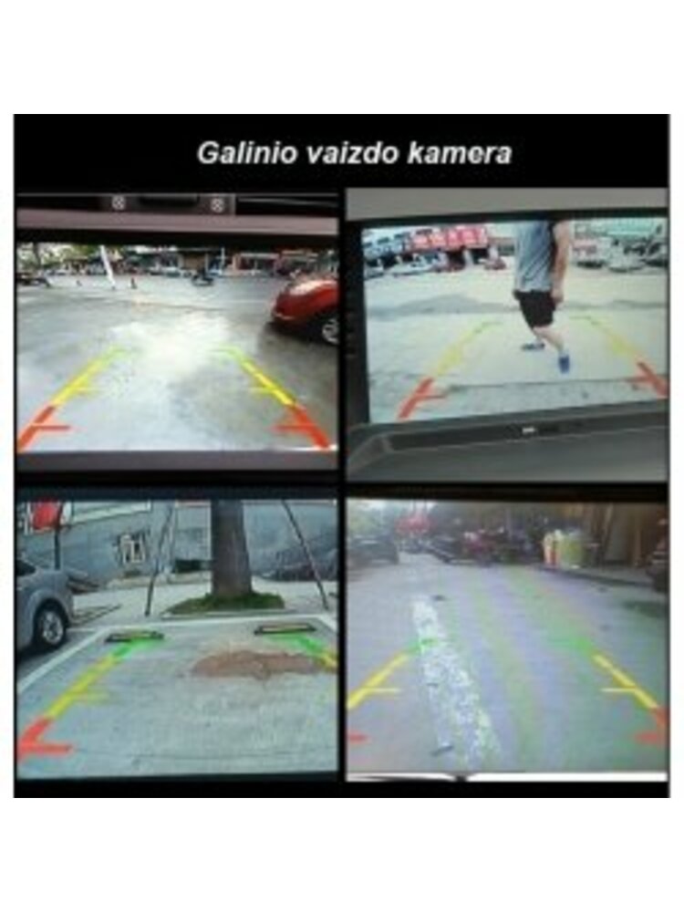 Vaizdo Registratorius Su Galinio Vaizdo Kamera