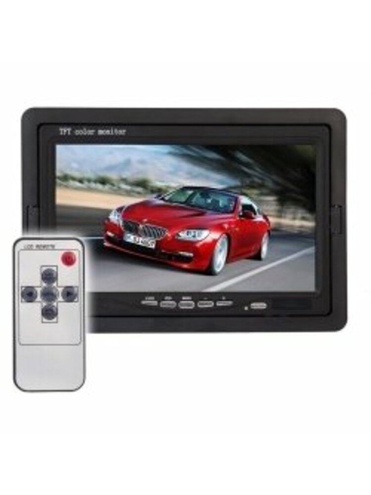 Bevielė Vaizdo Kamera Automobilio Galinio Vaizdo Stebėjimui + LCD 7"