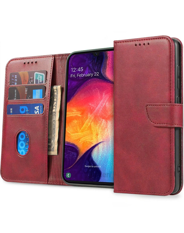 Dėklas XIAOMI REDMI NOTE 12 4G Nexeri Wallet raudonas