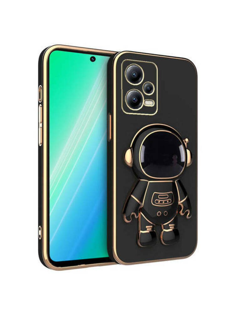 Galinis dėklas Astronaut Xiaomi Redmi Note 12 5G (Global) / Poco X5 juodas