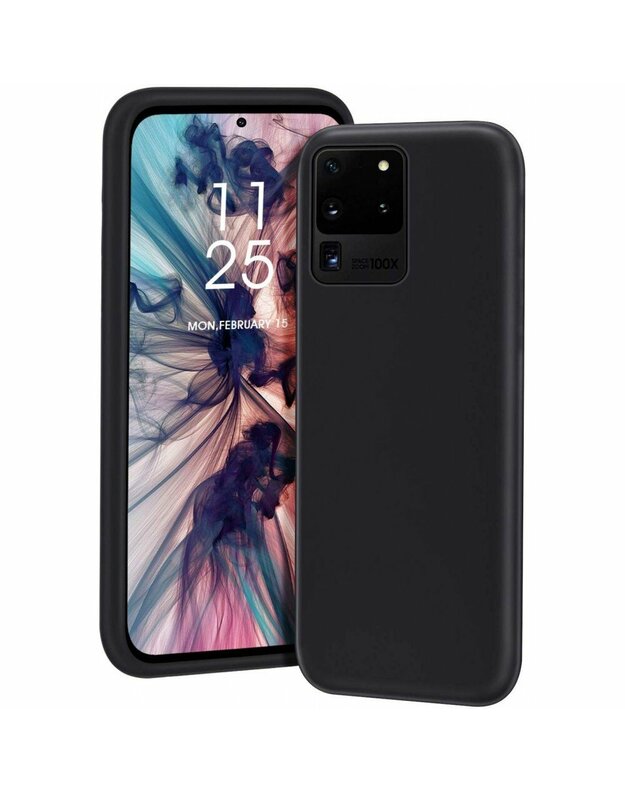 Juodos spalvos dėklas X-Level Dynamic Samsung Galaxy G988 S20 Ultra telefonui