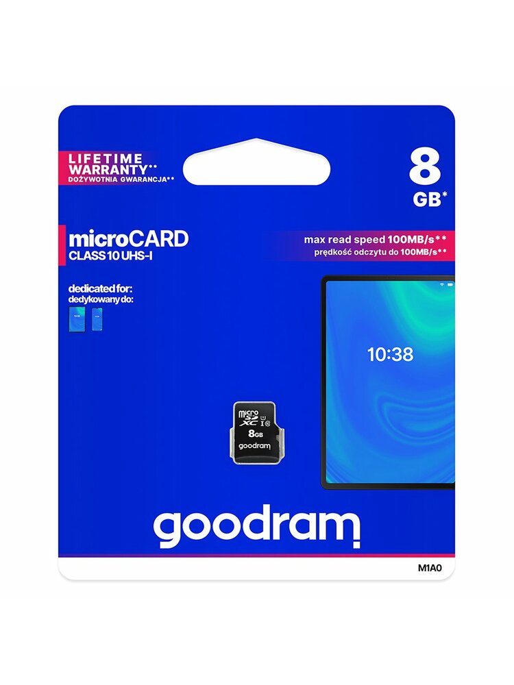 Goodram microSDHC, 8GB, Class 4