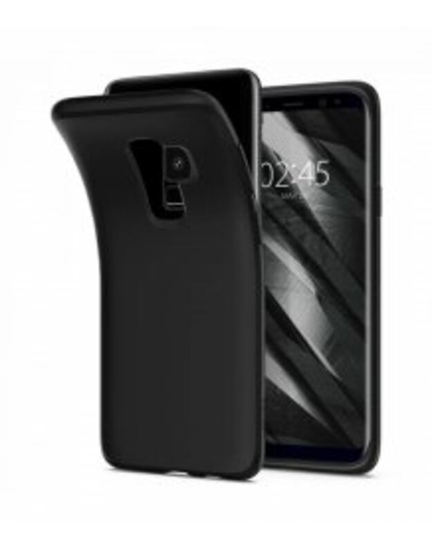 Telefono nugarėle Galiniai dangteliai Silikoniniai MATT Samsung A51 Juodas matinis