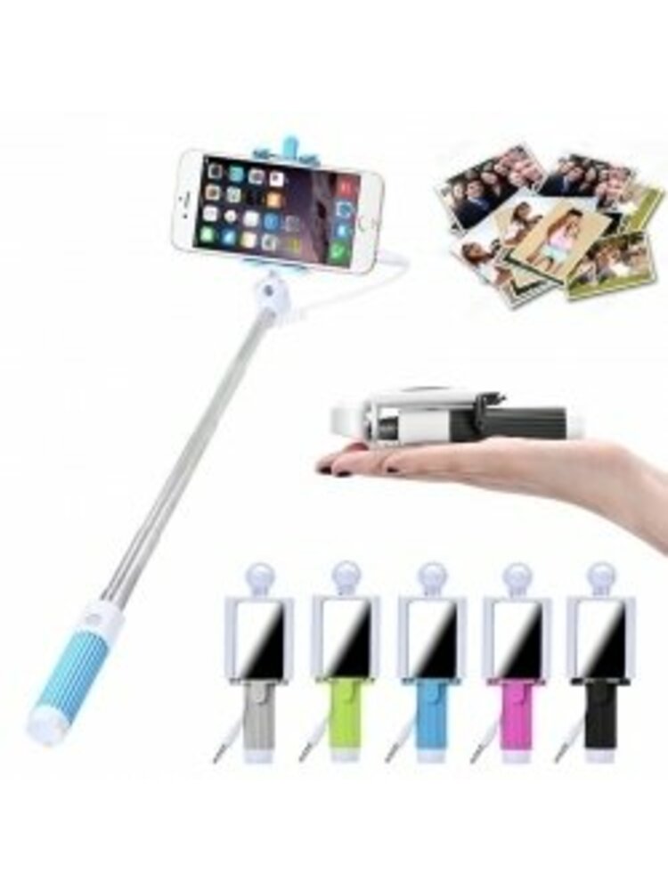 Selfie Stick Asmenukių Lazda Su Laidu 48CM