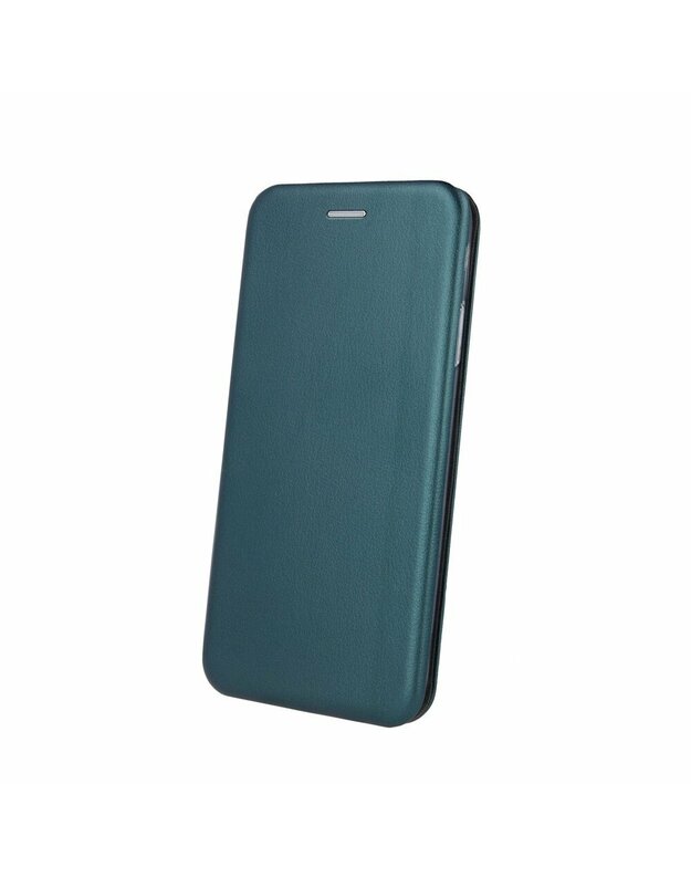Tamsiai žalios spalvos atverčiamas dėklas Samsung Galaxy G988 S20 Ultra telefonui "Book elegance"