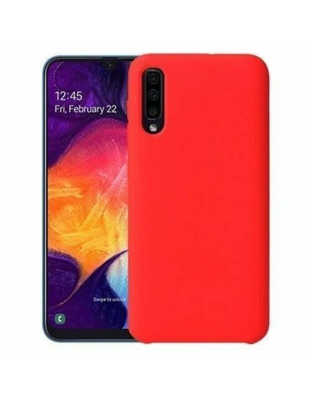 Telefono dėklas SAMSUNG GALAXY A50 DĖKLAS VENNUS SILICONE LITE RAUDONAS