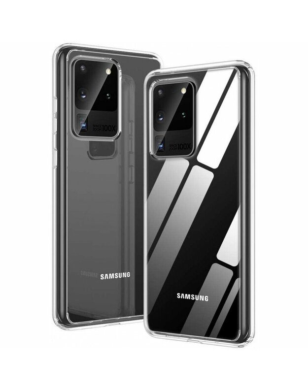 Skaidrus dėklas Samsung Galaxy G988 S20 Ultra telefonui "X-Level Antislip"