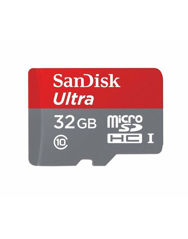 Atm.kort. SANDISK 32GB Ultra Android microSDHC  80MB/s A1 Class 10 UHS-I