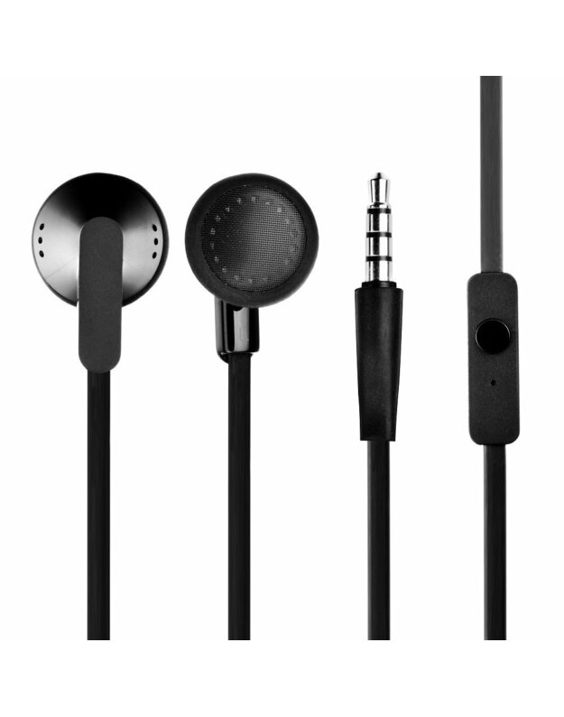 Ausinės statomos į ausis Originalios „HTC 39H00031-00M“ stereo, juodas (3,5 mm mini lizdas)