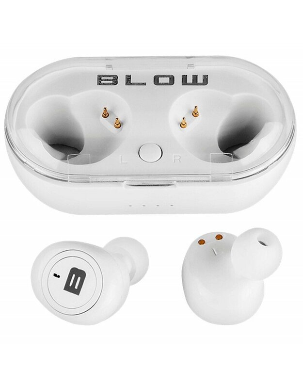 Ausinės statomos į ausis Blow Headphones Earbuds BTE100 (branco) - BTE100WH
