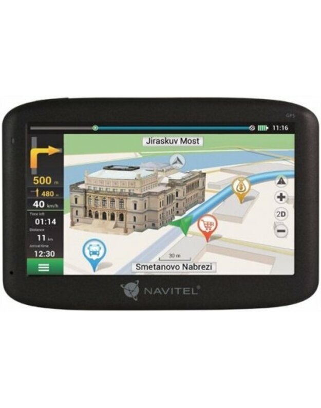 GPS NAVIGACIJA Navitel Personal Navigation Device MS400 Maps included, GPS (satellite), 5" touchscreen
