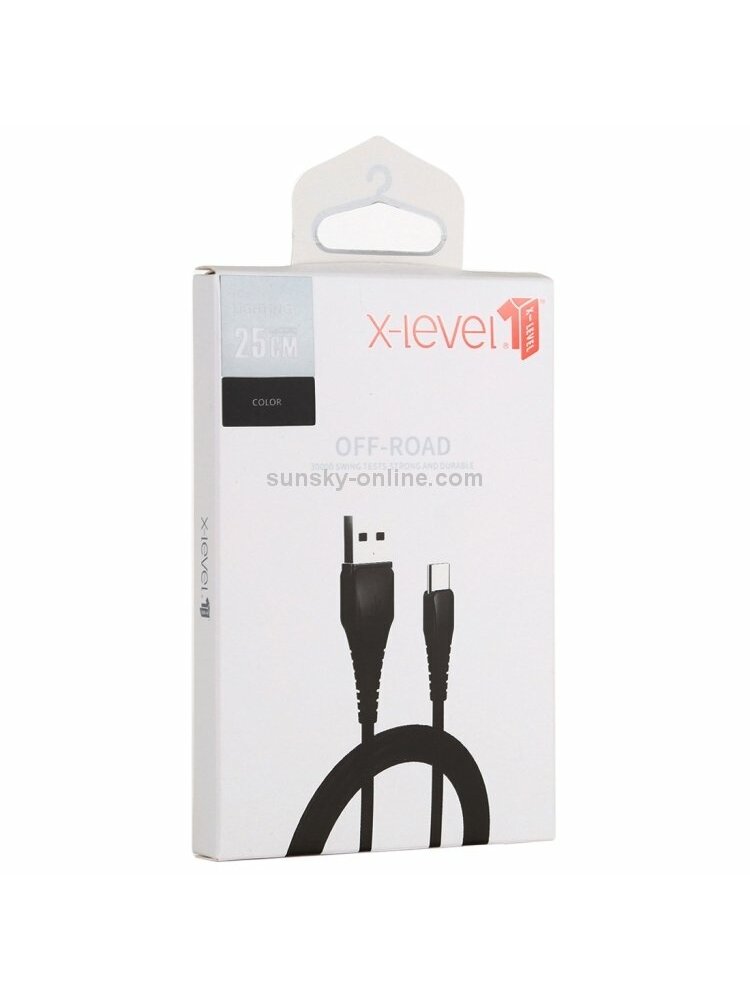 Kabelis X-Level OFF ROAD, lighting cable, 120cm, black