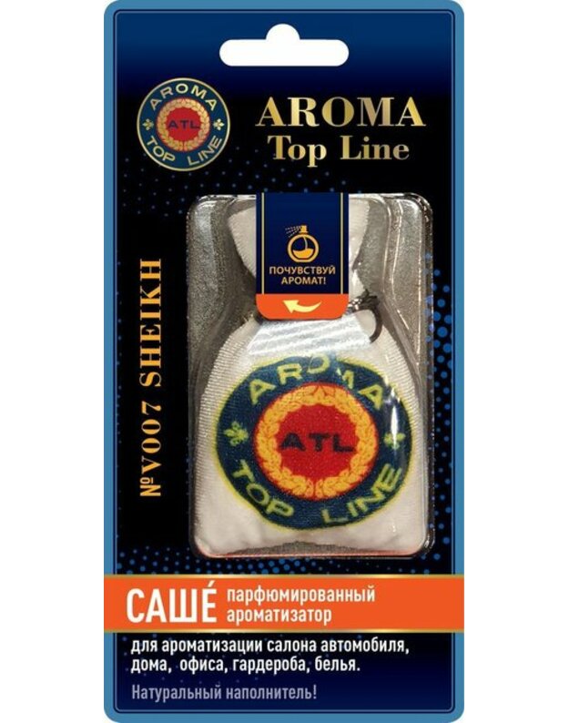 AROMA TOP LINE / paketėlis kvepiantis maišelis Nr. V007 „ Sheikh“  aromatas  