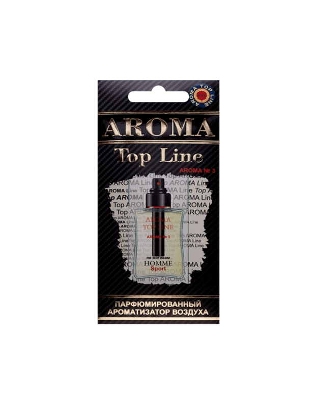 „AROMA TOP LINE“ / Aromatinis oro aromatas Nr. 3 „Homme Sport“ vyrams
