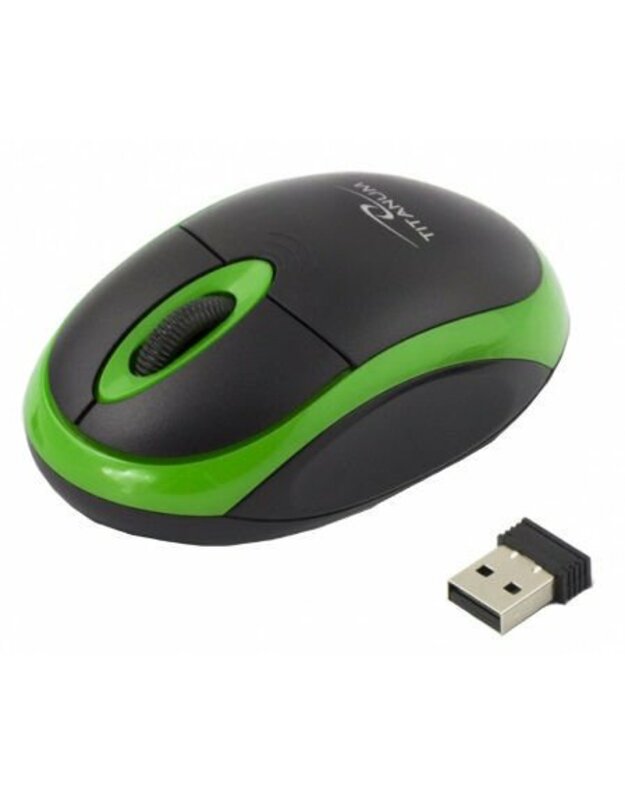 TITANUM TM116G Wireless Optical Mouse 3D VULTURE | 2.4 GHz| 1000 DPI| 3D|