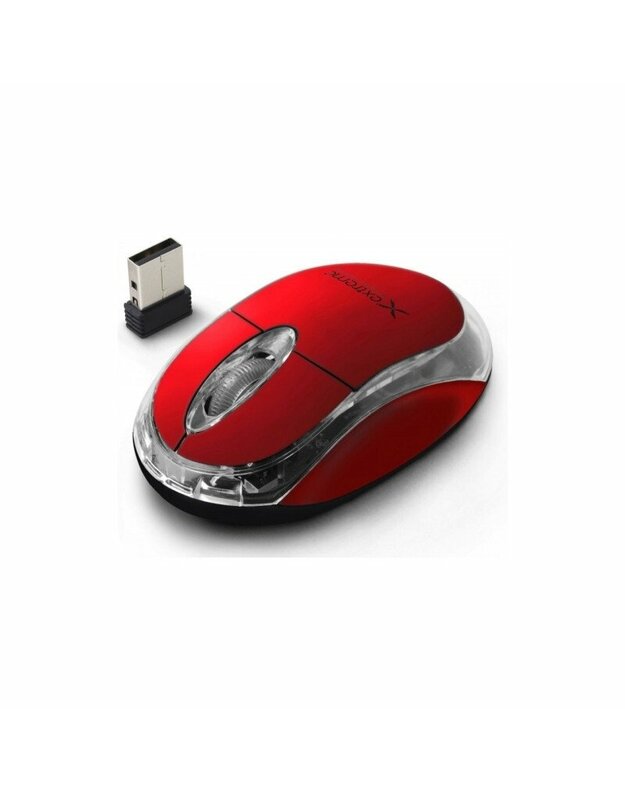 Esperanza Wireless Mouse XM105, Raudona 