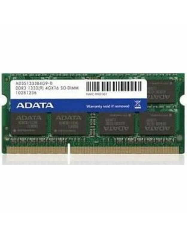 Operatyvioji atmintis ADATA 4GB 1333MHz DDR3 CL9 SODIMM 1.5V