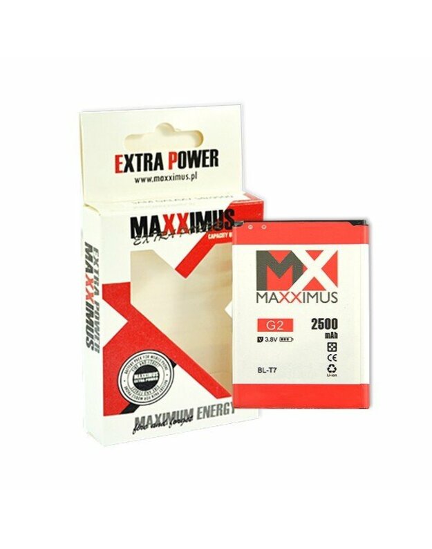 Telefono baterija MAXXIMUS LG G2 2500mah