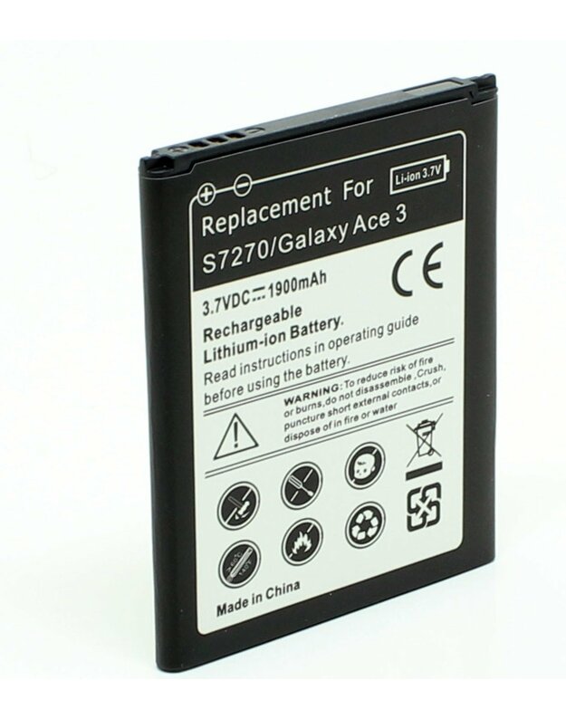 Telefono baterija Samsung i8160 Ace 2 1500mAh EB425161LA / i8190 S3 mini / S7560 Trend / S7562 S Duos / S7580 / S7582 