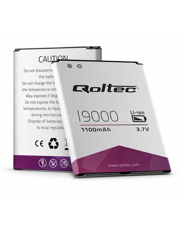 Telefono baterija Qoltec Samsung Galaxy S i9000 1200mAh 