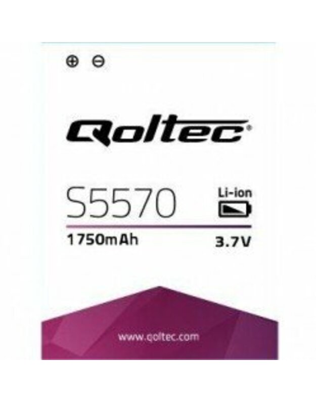 Telefono baterija Qoltec Samsung Galaxy Mini S5570, S7230E, S5570E  | 1750mAh
