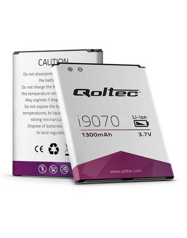 Telefono baterija Qoltec Samsung Galaxy S i9070 | 1300mAh 