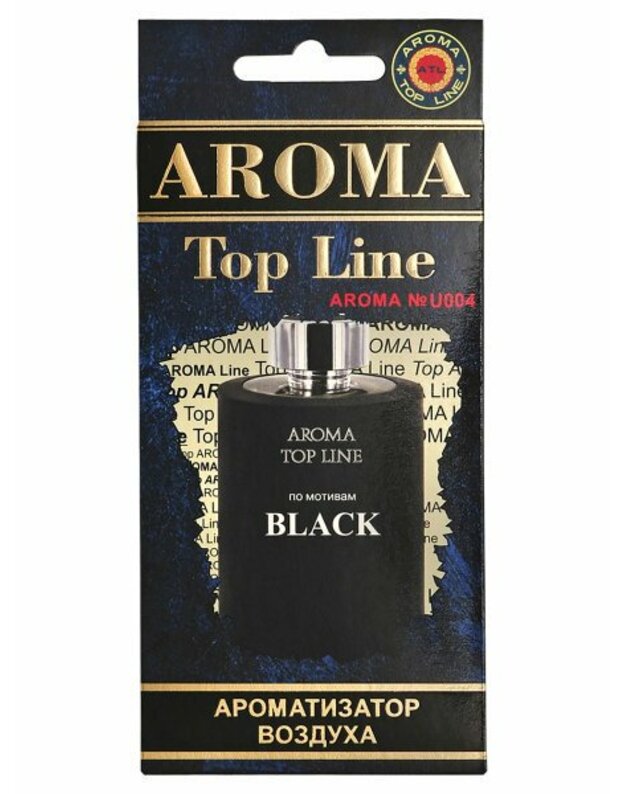 „AROMA TOP LINE“ / Aromatinis oro aromatas Nr. U004 „Bvlgari Black“ universalus