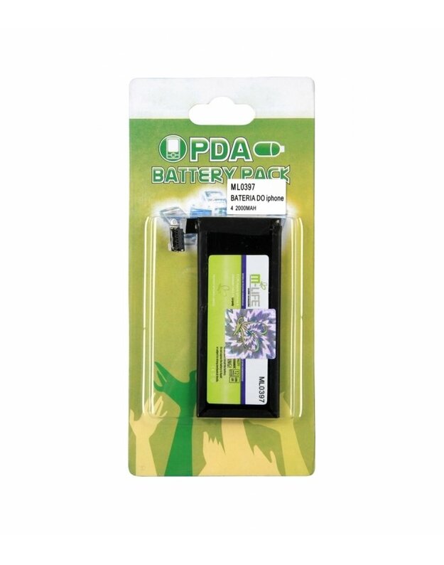 Telefono baterija ml0397-m-life-iphone-4-1420 mAh