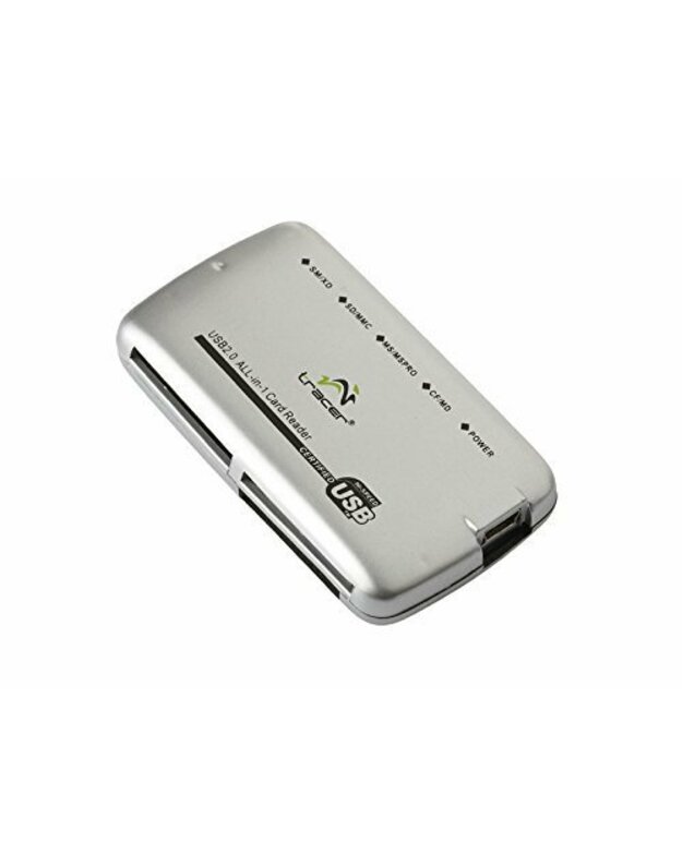 Adapteris Tracer C14 kortelių skaitytuvas sidabrinis USB 2.0 