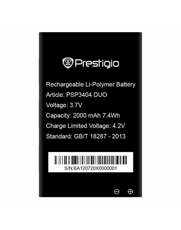 Telefono baterija Prestigio 3.7V 2200 mAh  PSP3404 DUO 