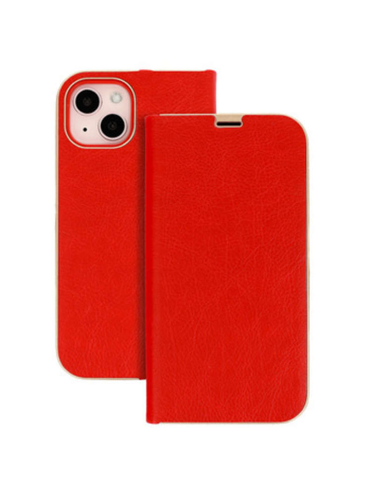 BOOK CASE WITH FRAME FOR SAMSUNG GALAXY A54 5G RED