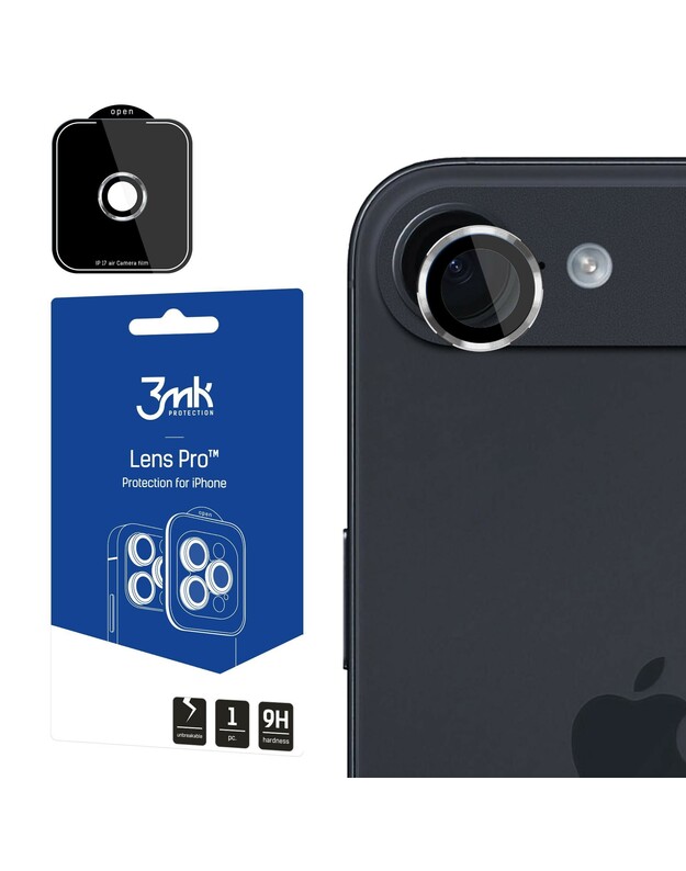 Apsauginis stikliukas kamerai 3mk Lens Pro Apple iPhone 17 Air sidabrinis