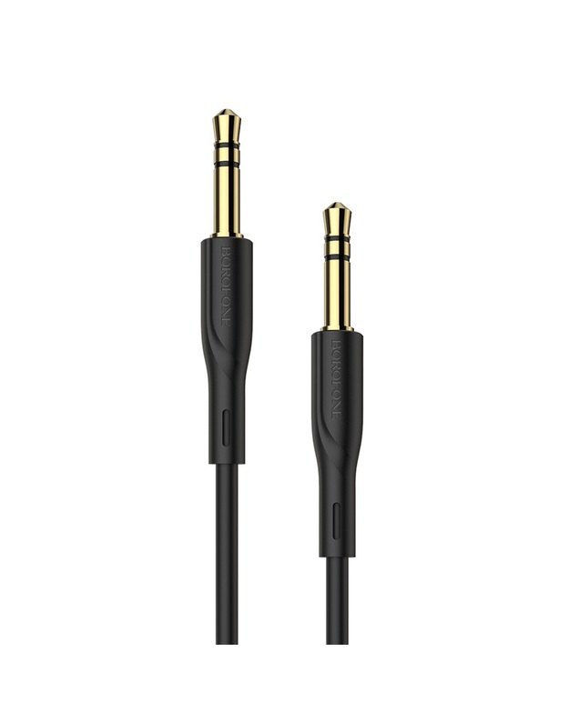 Audio adapteris 3,5mm į 3,5mm Borofone BL1 juodas