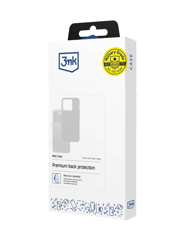 Dėklas 3mk Matt Case Samsung A366 A36 5G/A566 A56 5G 5G juodas