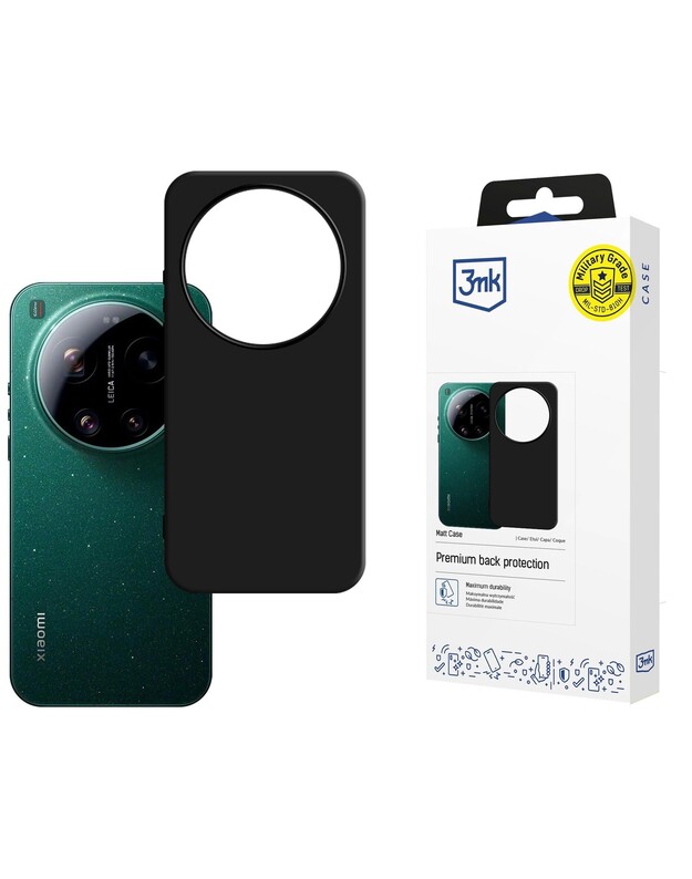 Dėklas 3mk Matt Case Xiaomi 17 Ultra juodas