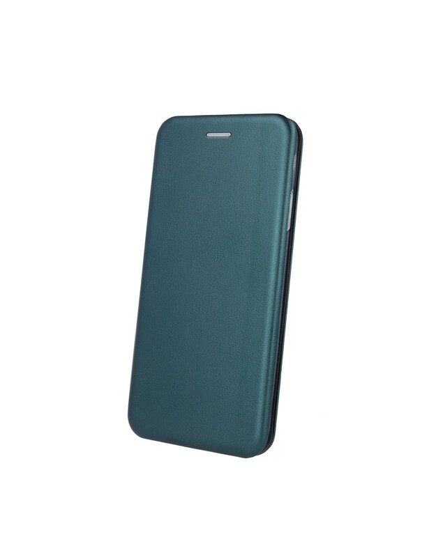 Dėklas Book Elegance Samsung S928 S24 Ultra tamsiai žalias