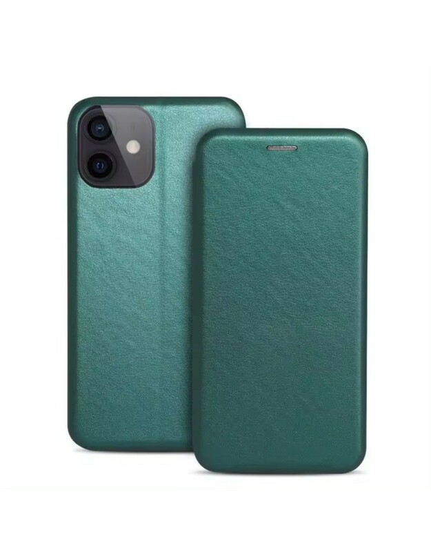 Dėklas Book Elegance Xiaomi Redmi Note 14 Pro 5G/Poco X7 tamsiai žalias