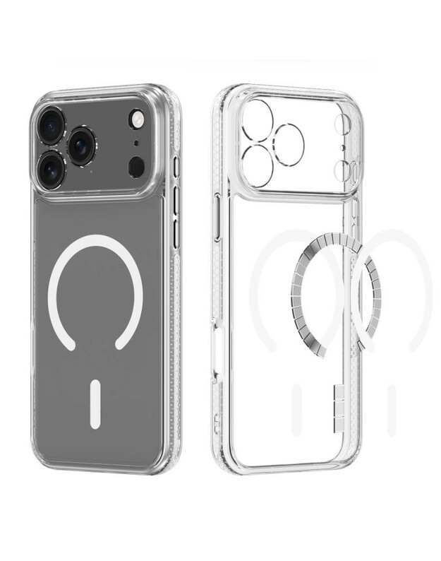 Dėklas Dux Ducis Clin Magsafe Apple iPhone 17 Pro skaidrus