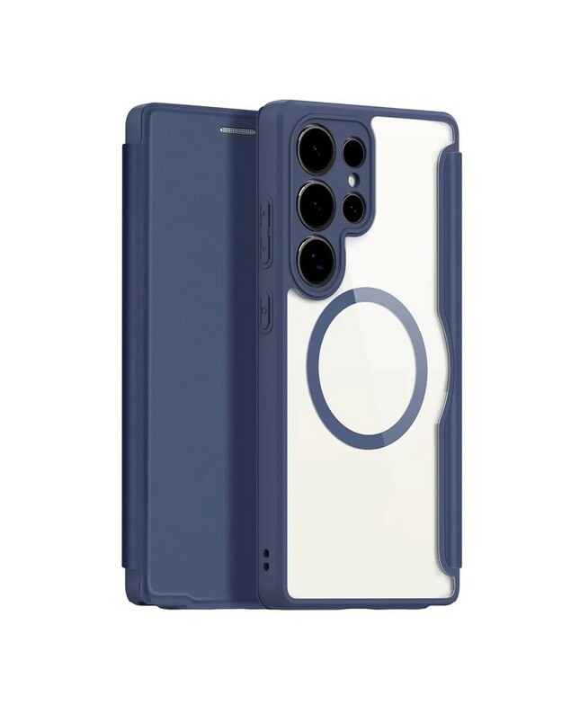 Dėklas Dux Ducis Skin X Pro skirtas Samsung S938 S25 Ultra mėlynas