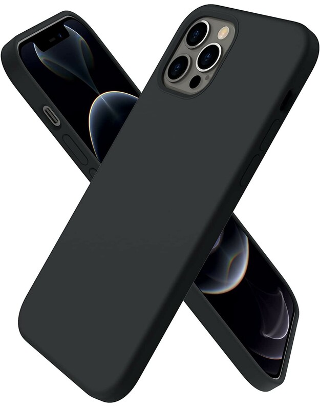 Dėklas Liquid Silicone 1.5mm Apple iPhone 15 Pro Max juodas