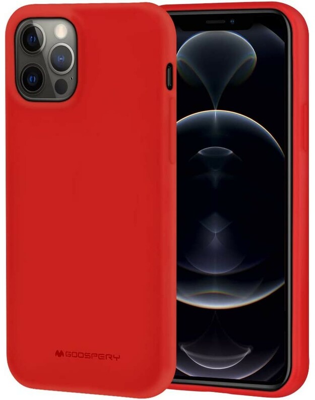 Dėklas Goospery Soft Jelly Case Apple iPhone 15 Plus raudonas