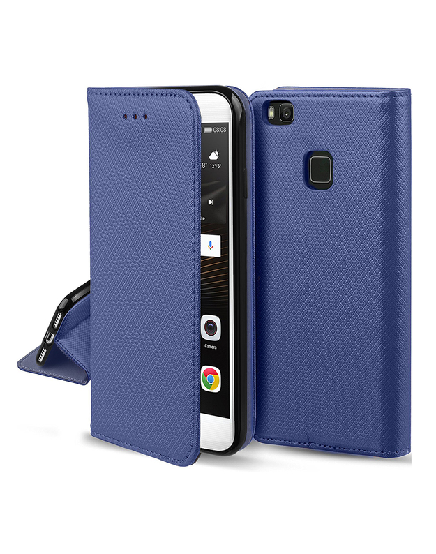Dėklas Smart Magnet Xiaomi Redmi Note 9T 5G tamsiai mėlynas