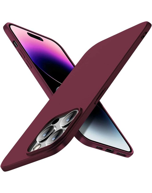Dėklas X-Level Guardian Xiaomi Redmi Note 14 Pro 5G/Poco X7 tamsiai raudonas