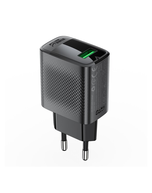 Įkroviklis Acefast A90 18W USB-A juodas