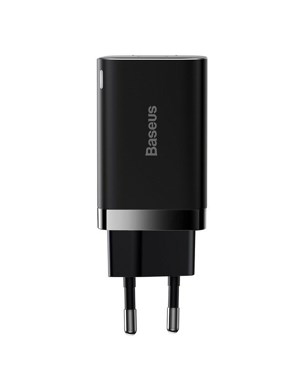 Įkroviklis Baseus Super Si Pro 30W USB-C/USB-A juodas CCSUPP-E01